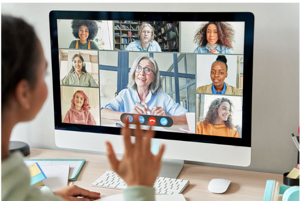 virtual meeting screen